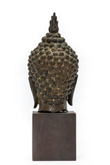 Thai Buddha Head on stand, late 19th Century