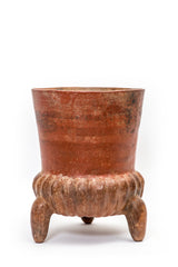 Colima Large Redware Tripod Vessel Colima, Mexico. Ca. 100 B.C.-250 A.D.