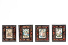 Ebony and Tortoiseshell frames, 17th Century Spanish, set of 4