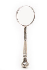 Mother of Pearl and Sterling Magnifying Glass