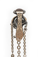 Silver Chatelain, clock key chain, French, 19th Century