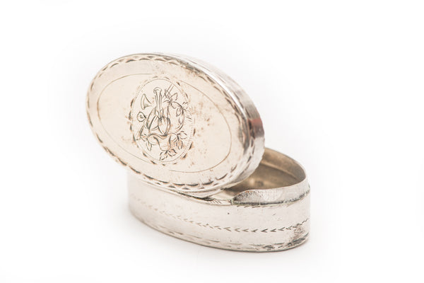 Sterling Silver Tabatiere, Snuff Box