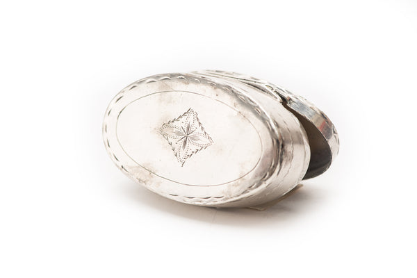 Sterling Silver Tabatiere, Snuff Box