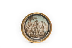 Round Miniature, 1st quarter of 19th Century,  "a l'amitie"