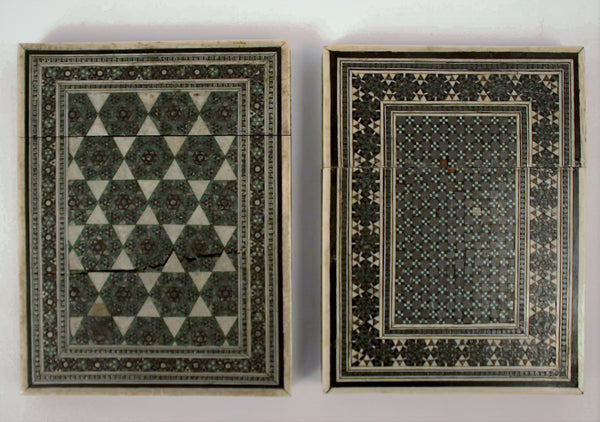 Sadeli Inlay Card Holders, Pair