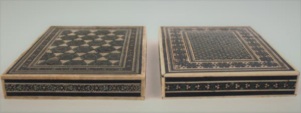 Sadeli Inlay Card Holders, Pair