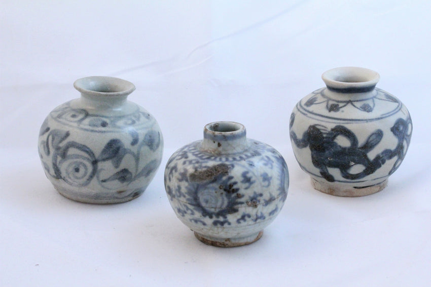 Hoi An Hoard inkwells (set of 3)