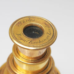 Victorian Pocket Telescope in its Leather Case