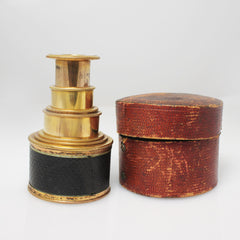 Victorian Pocket Telescope in its Leather Case