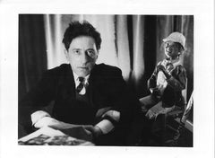 Cocteau, Jean; with Puppet Photo by Herbert List, 1950