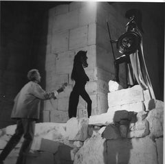 Cocteau, Jean; Directing "Testament of Orpheus" Photo " by Lucien Clergue