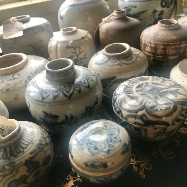 Lifetime Collection of 10 miniature Chinese jars