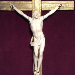 Barroque Framed Christ on Cross, 18th Century French