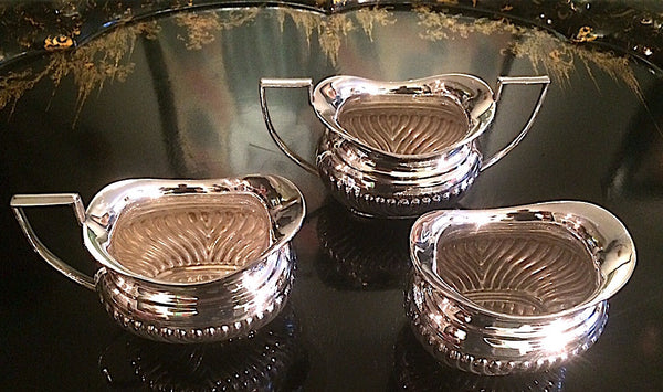 Queen Ann English Silver Plate Tea/Coffee set