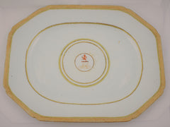 Armorial 19th Century China export platter