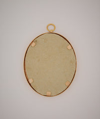 French Oval Frame with Shadow Silhouette