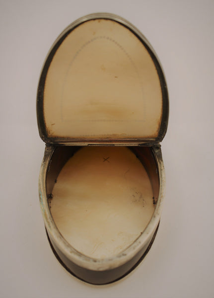 19th Century French Mother of Pearl Snuff Box