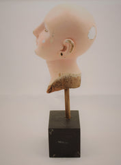 Vintage Philippine Virgin Head on stand