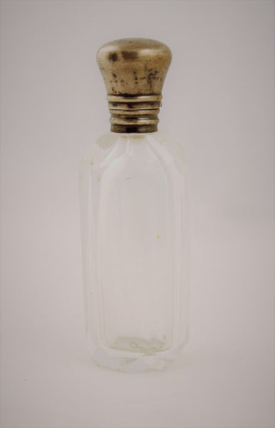 19th Century French Thick Crystal Scent Perfume Bottle