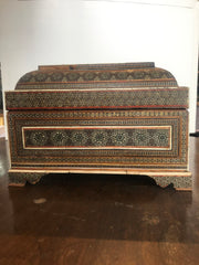 Micro Mosaic Geometric Sadeli Craft Box, Museum Quality