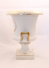 Old Paris Porcelain Urns, pair