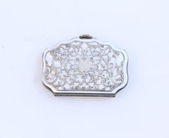 Mother of Pearl and Silver Plated Designs Coin Purse