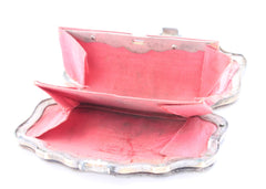 Mother of Pearl and Silver Plated Designs Coin Purse