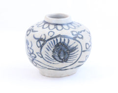 Impeccable Blue and White Hoi An Hoard Inkwells (set of 2)