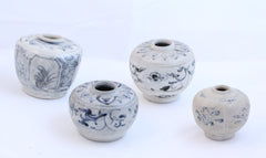 Delicate Hoi An Hoard Inkwells (set of 4)