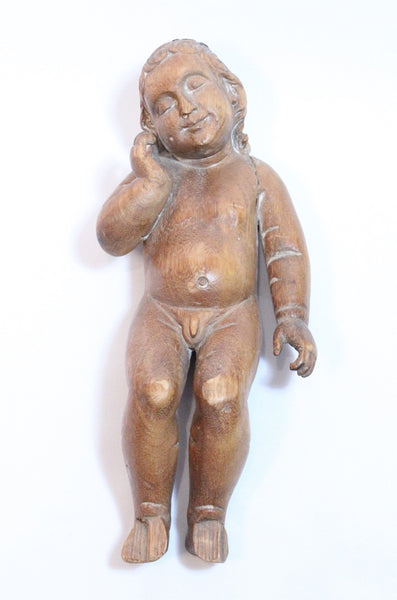 Philippines, early 20th Century, "Niño Dormido" Wooden Carved