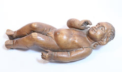 Philippines, early 20th Century, "Niño Dormido" Wooden Carved