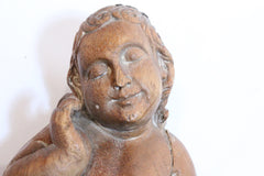 Philippines, early 20th Century, "Niño Dormido" Wooden Carved