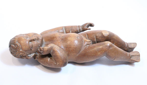 Philippines, early 20th Century, "Niño Dormido" Wooden Carved