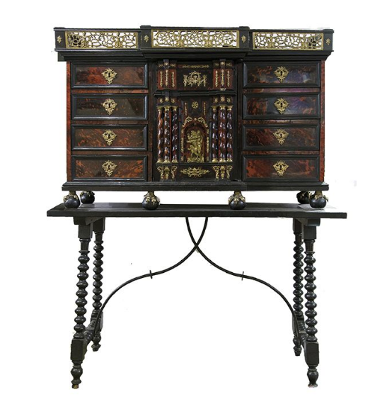 18th Century Hispano Flemish Chest, Bargueño