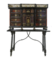 18th Century Hispano Flemish Chest, Bargueño