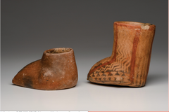 Zacatecas & Colima Foot Vessels,Ca. 100 B.C.-250 A.D.  (2 pieces)