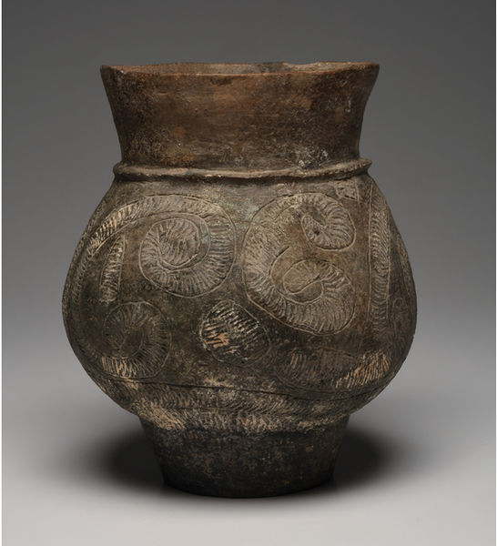 Ban Chieng Grayware Baluster Shape Vessel, Ca. 500-300 B.C.