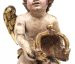 Carved and Painted Cherub, 19th Century, Italy