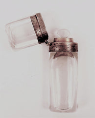 Miniature Crystal Perfume Scent Vinaigrette Bottle, 19th Century France