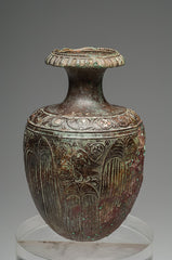 Bronze Amphora with Silver and Copper Inlays