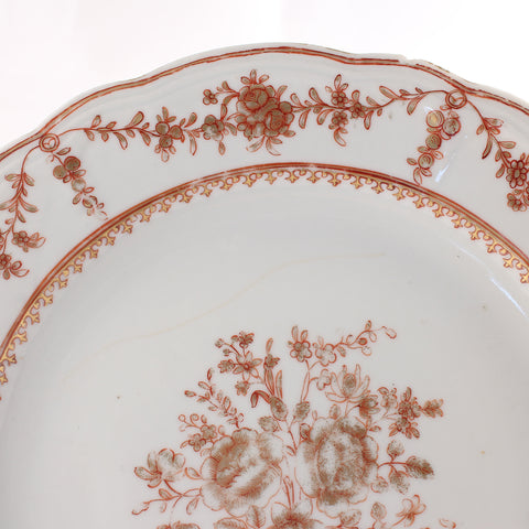 18th Century Chinese Export Plates Pair