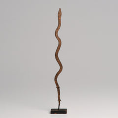 African Art, Lobi Forged Iron Snake