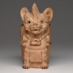 Pre-Columbian Zapotec Murcielago Urn, Mexico - West Coast and Classic Period Cultures