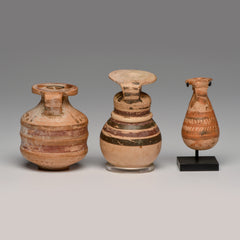 Antiquities, Etrusco-Corinthian Small Juglets (three pieces)