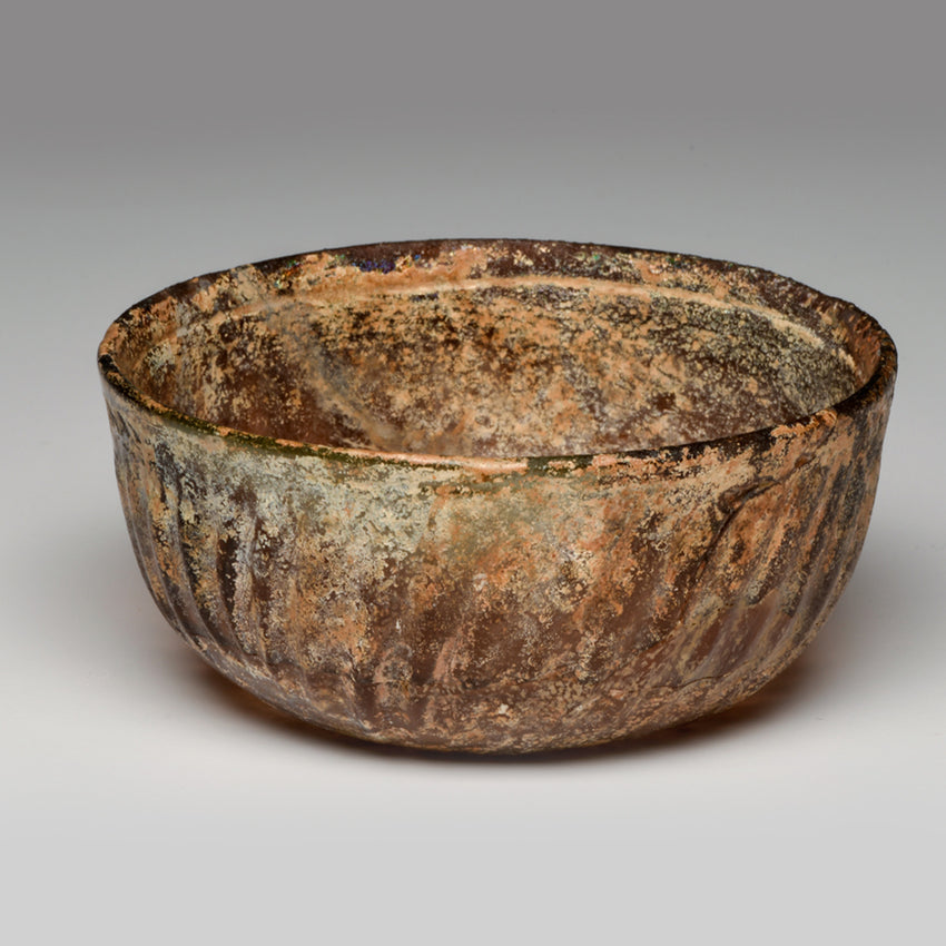 Antiquity, Aubergine Molded Ribbed Bowl