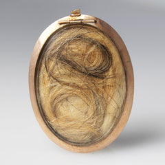 Dog's Hair Locket in a Brooch