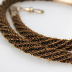 Mourning Hair Choker, 14K not Hallmarked Gold