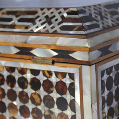 Vintage Lebanese Mother of Pearl Chest