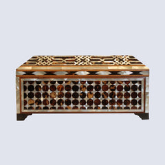 Vintage Lebanese Mother of Pearl Chest