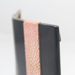 Art Deco Card Case, Black Laquer and Shagreen